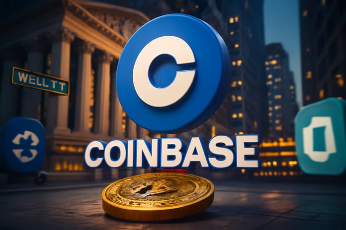 coinbase, s&p 500, wall street