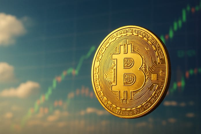 bitcoin cena graf dalle