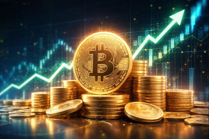 bitcoin cena růst dalle