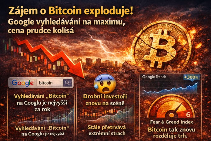 Výbuch zájmu o Bitcoin