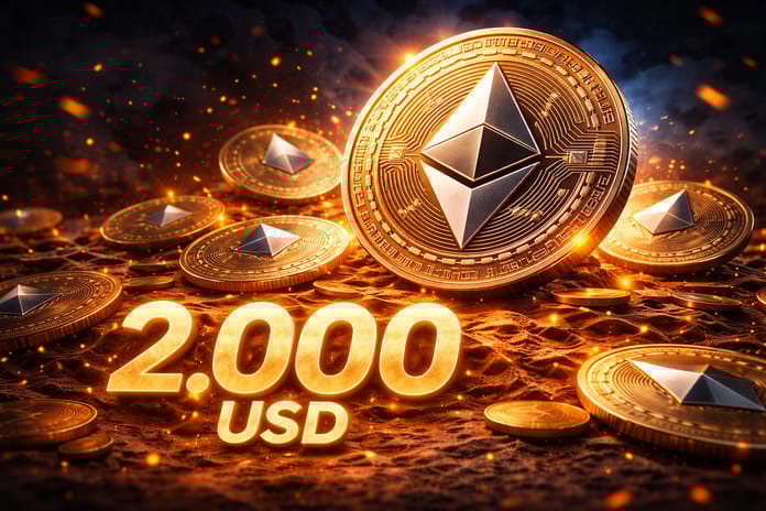 eth drží 2 000 USD