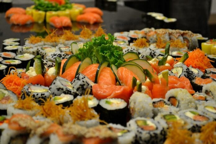 sushi food jidlo