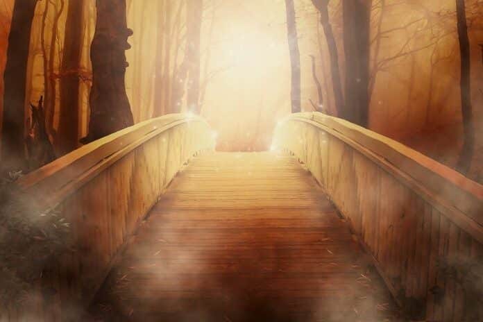 bridge most přechod nebe svetlo