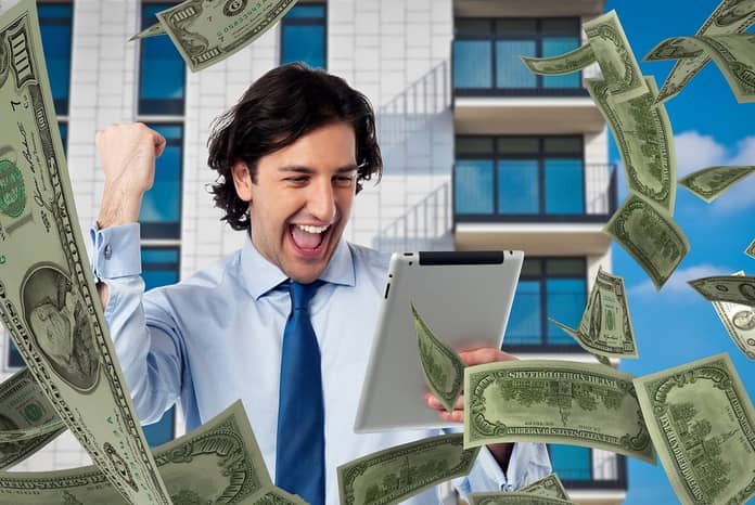 penize dolar money clovek sazka uspěch, miliardáři