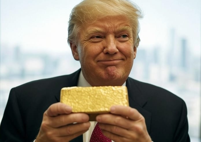Donald Trump zlato grok
