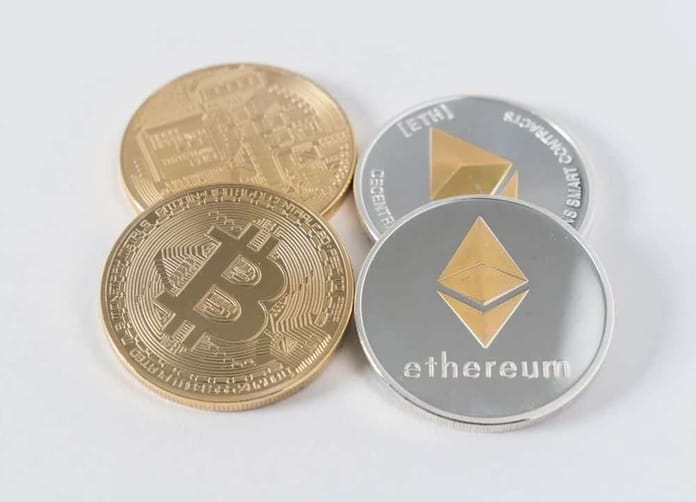 BTC ETH bitcoin ethereum těžby