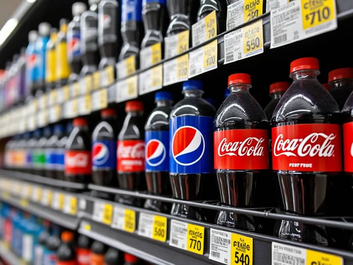 Coca Cola Pepsi spotřebitelské akcie