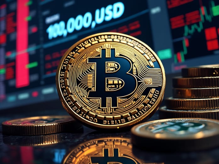 bitcoin btc 100 000 USD AI