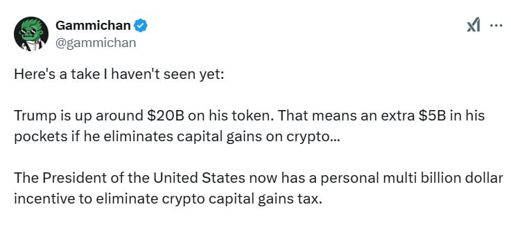 Trump Token. Zdroj: Gammichan
