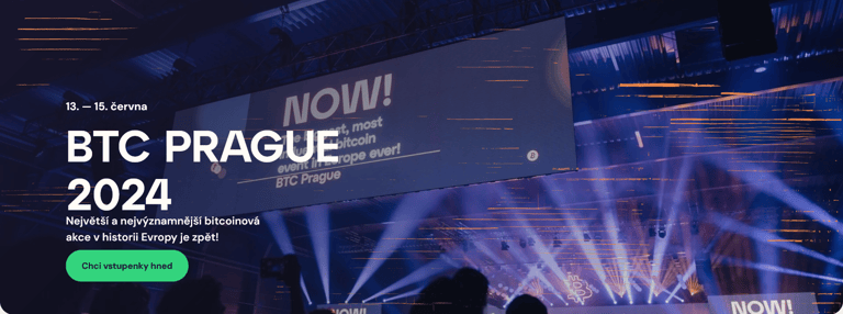 Největší bitcoinová akce v Evropě –  BTC Prague startuje již za 3 dny