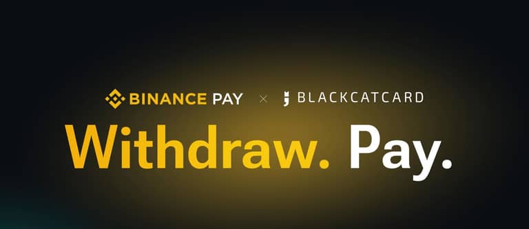 binance blackcatcard kryptoměny burza pay