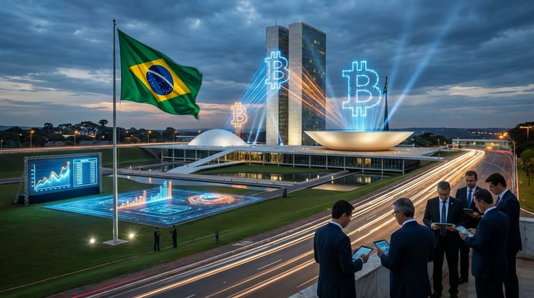 Brazílie plánuje národní bitcoinovou rezervu, cílí na milion BTC do 5 let.