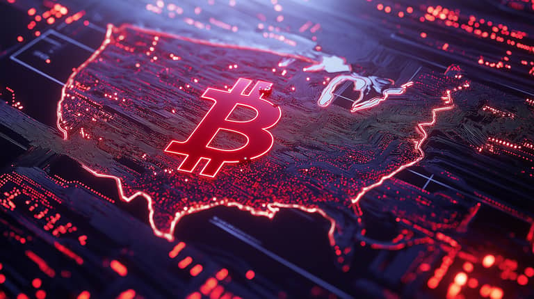bitcoin btc mapa usa pokles midjourney