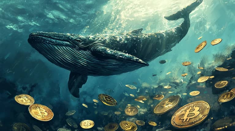 bitcoin btc velryby kurz cena midjourney