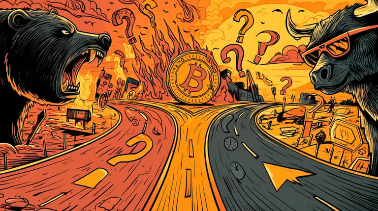 bitcoin btc rozcesti byci medvedi midjourney