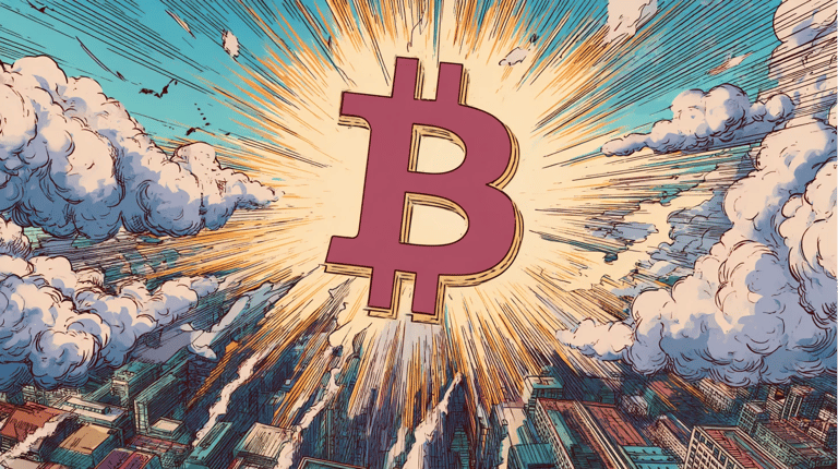 bitcoin btc logo Midjourney