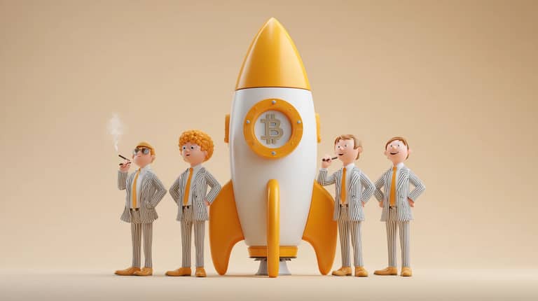 bitcoin btc opce expirace byci rust raketa Midjourney