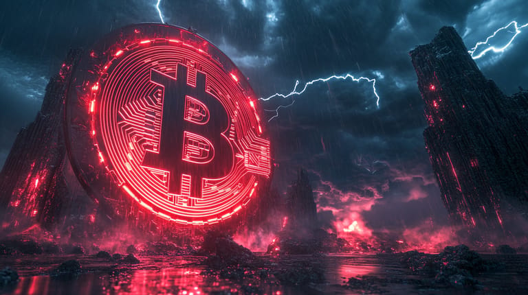 bitcoin btc pokles