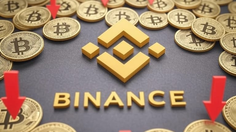 bitcoin btc binance bnb pokles kurz cena grok