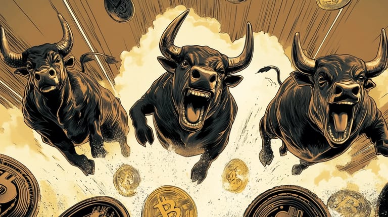 bitcoin btc býci past kurz cena midjourney