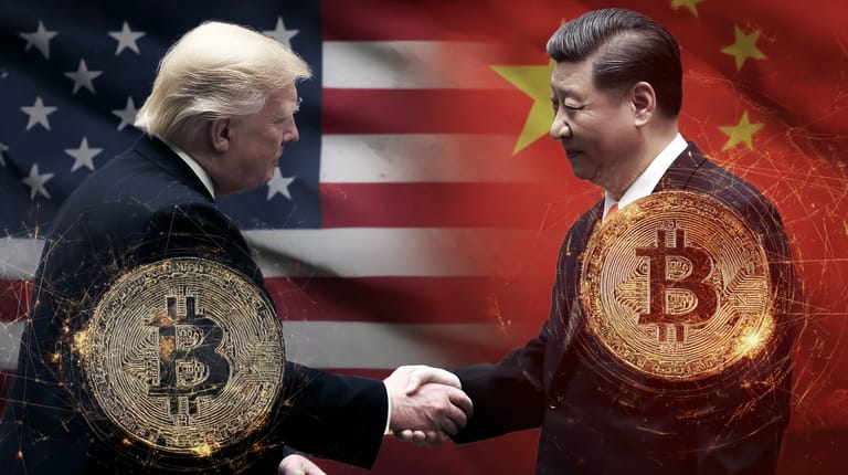 bitcoin btc USA Čína Donald Trump Si Ťin-pching dohoda cla Midjoureny