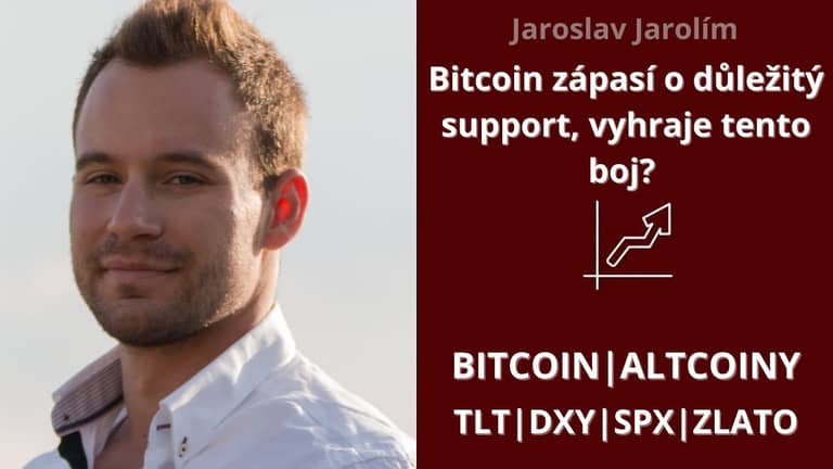 Bitcoin live stream – Bitcoin zápasí o důležitý support, vyhraje tento boj?