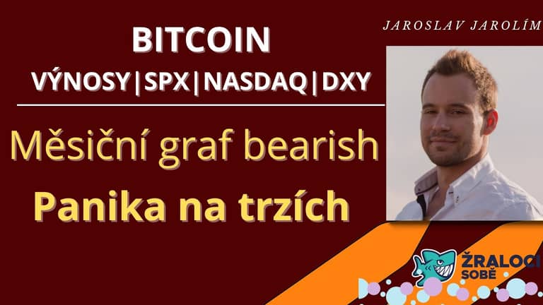 02.10.22 Video analýza (BTC, DXY, SPX): Měsiční graf bearish – Panika na trzích