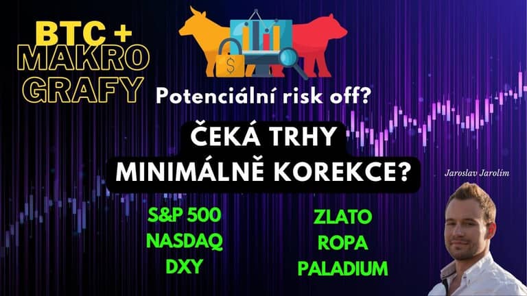 05.02.23 Video analýza: Bitcoin + makro grafy – Čeká trhy korekce? – Potenciální risk off?
