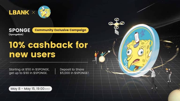 Kryptoměna č.1 na DEXTools $SPONGE byla zalistována na LBank