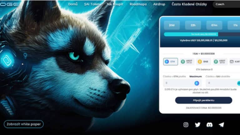 Předprodej tohoto virálního AI meme coinu se rychle vyprodává a vybralo se ji 9 milionů dolarů – další Dogecoin?