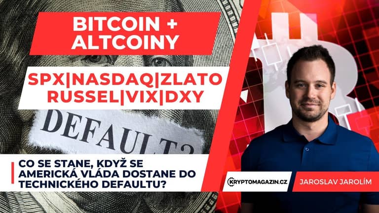 🔴Bitcoin live stream – Co očekávat při technickém defaultu americké vlády?