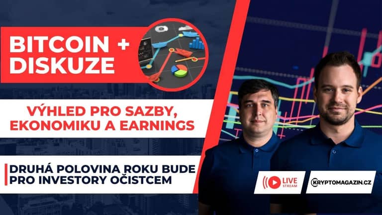 🔴Live stream – Druhá polovina roku může být pro investory očistcem | Výhled pro sazby a ekonomiku