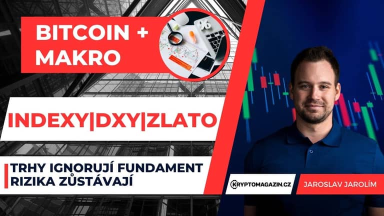 23.07.23: Bitcoin + makro | Trhy ignorují fundament | Rizika přetrvávají