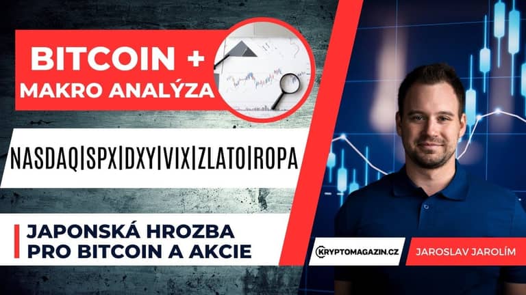 Analýza: Japonská hrozba pro bitcoin a akcie | Snížení ratingu USA | Podivný bear market