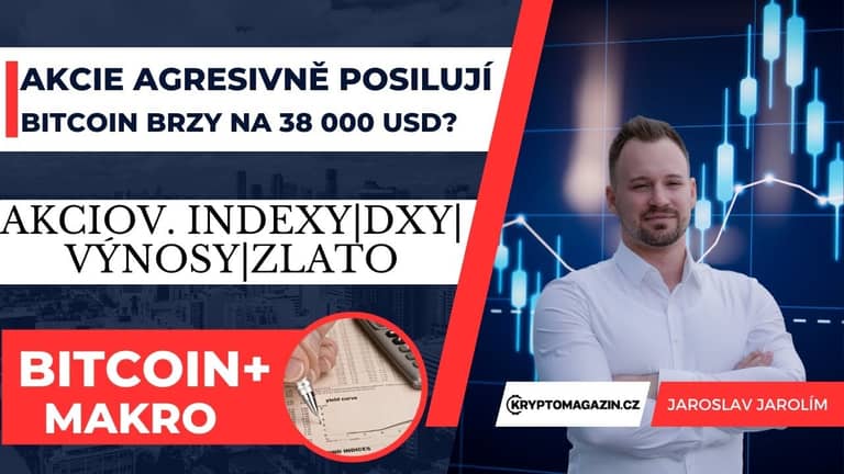 Analýza📈: Akcie agresivně posilují, odraz mrtvé kočky? | Bitcoin brzy na 38 000 USD?