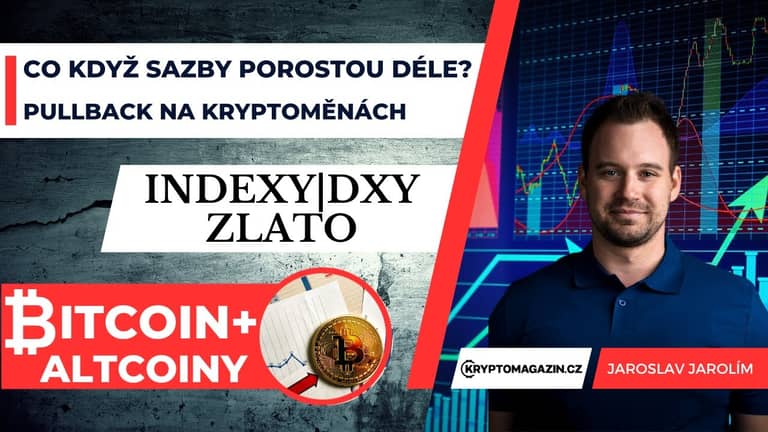 Analýza📈: Co když úrokové sazby porostou delší dobu? | Pullback na kryptoměnách