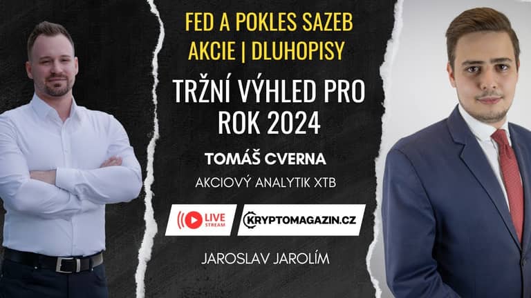🔴Tržní výhled pro rok 2024: Fed a pokles sazeb | Akcie a dluhopisy | Host: Tomáš Cverna