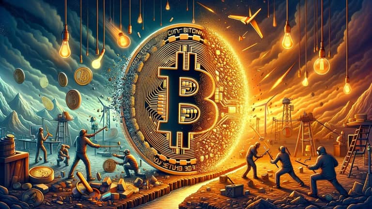 bitcoin halving těžba kryptoměna