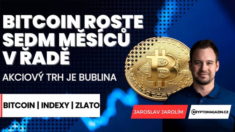 📈Bitcoin roste sedm měsíců v řadě, je čas na korekci? | Americký akciový trh je investiční bublina