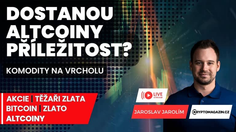🔴Indikuje bitcoin dominance altcoinovou sezónu? Stříbro a zlato na vrcholu
