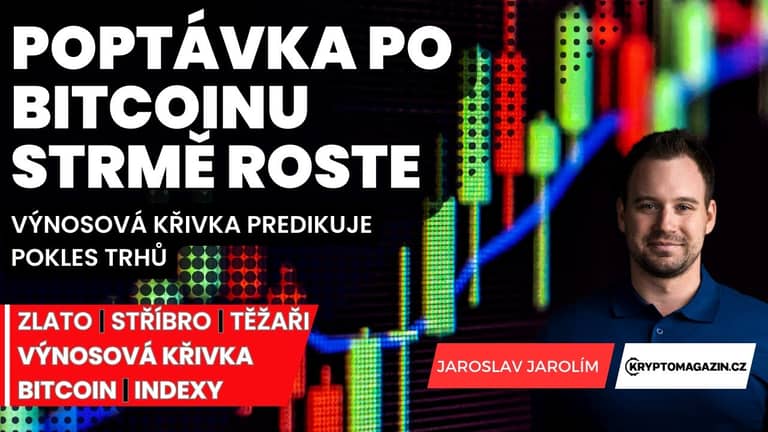 📈Poptávka po bitcoinu strmě stoupá | Výnosová křivka predikuje pokles trhů