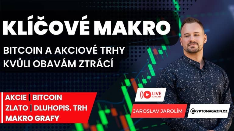 🔴Klíčové makro grafy, které budí obavy | Bitcoin a akciové trhy nadále ztrácí