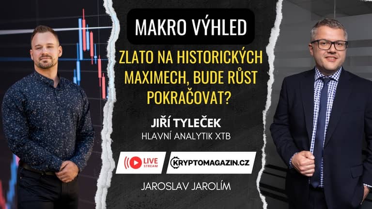 🔴Makro výhled: Zlato na historických maximech, bude růst pokračovat? | Fed a snižování sazeb