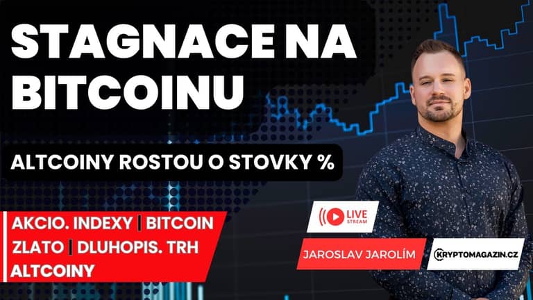 🔴Bitcoin stagnuje | Altcoiny posilují o stovky procent | Akcie MicroStrategy letí do stratosféry
