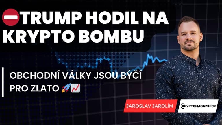 ⛔Trump hodil na kryptoměnový trh bombu: Obchodní války jsou býčí pro zlato 🚀📈