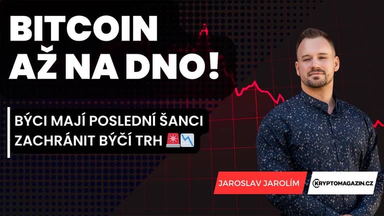 🚨📉Bitcoin až na dno: Býci mají poslední šanci zachránit býčí trh!