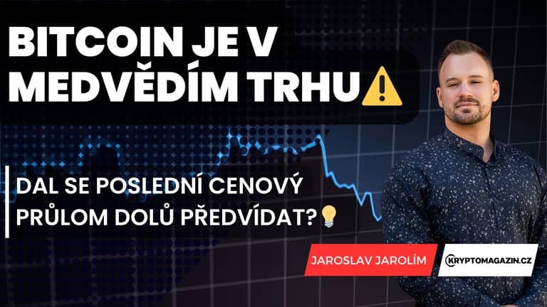 ⚠️📉Bitcoin jde do medvědího trhu: Dal se poslední cenový průlom dolů předvídat?