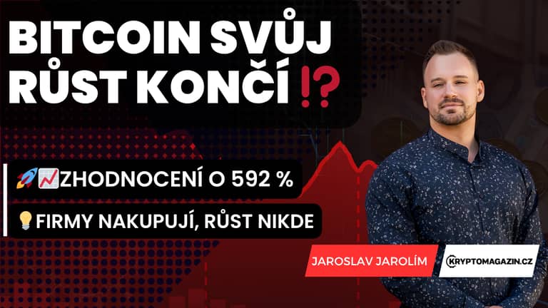 Bitcoin svůj růst končí? Zhodnocení o 592 % od roku 2022