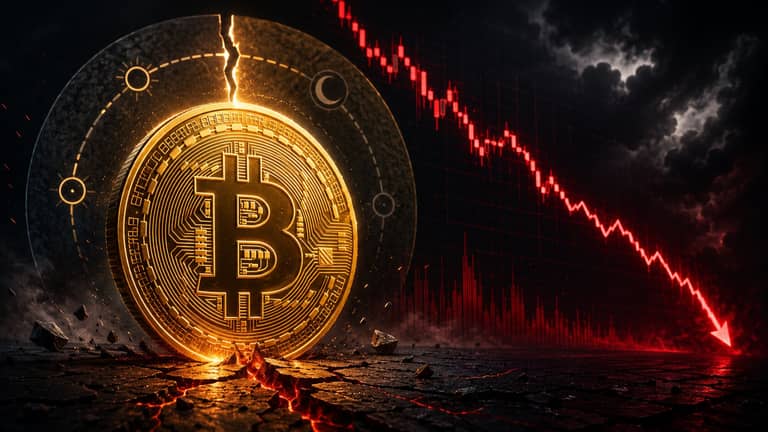 bitcoin cena pad dalle