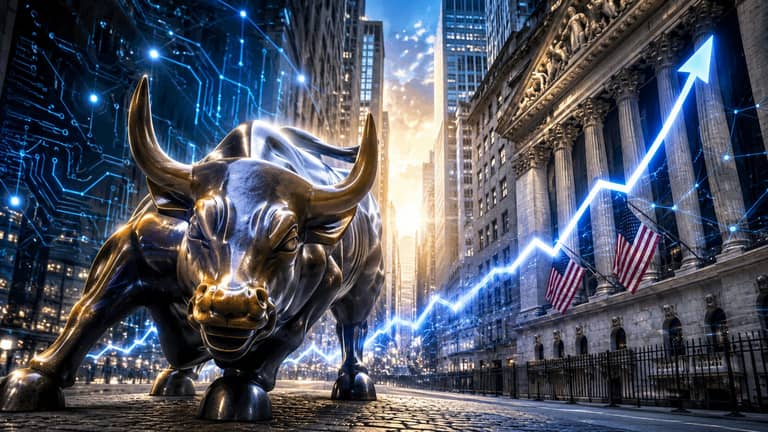 Wall Street akcie byk dalle